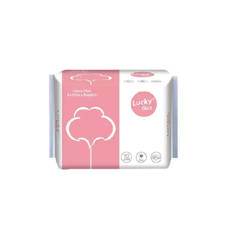 Thin sanitary pads for sensitive skin